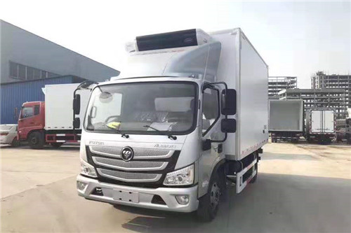 福田歐馬可S3型4米2冷藏車發車了