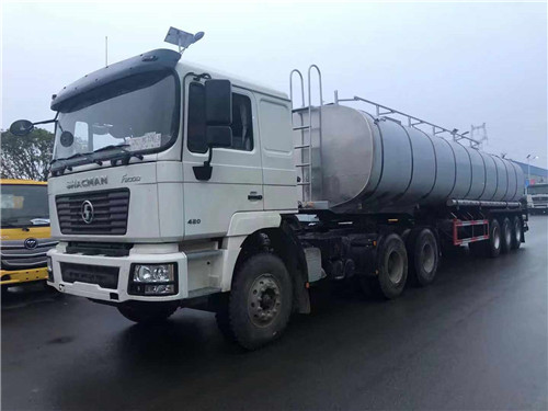 出口38方保溫液體運輸半掛車圖片參數介紹