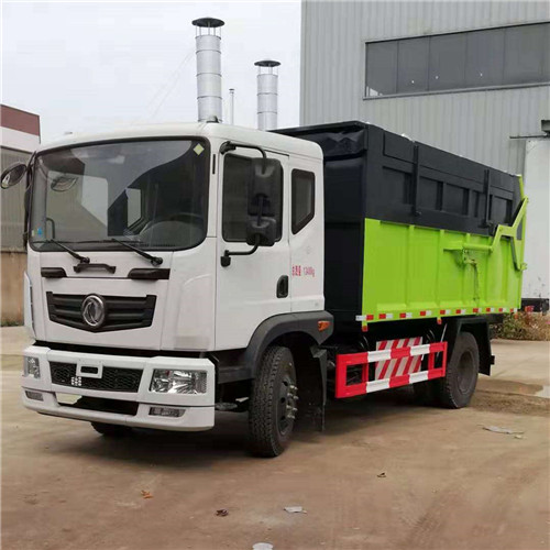 東風(fēng)天然氣壓縮對(duì)接式垃圾車，是綠色環(huán)保首要車型 