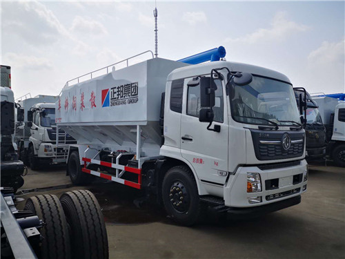 云南正邦定購東風天錦22方飼料車已發車