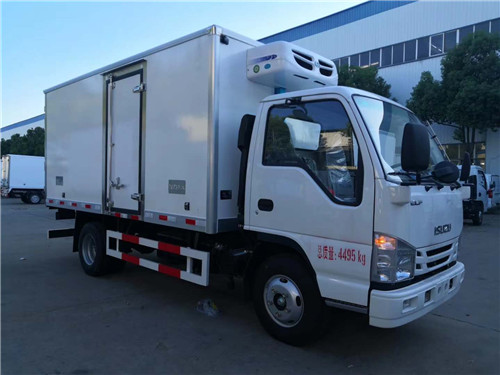 國六慶鈴五十鈴藍牌冷藏車圖片參數介紹