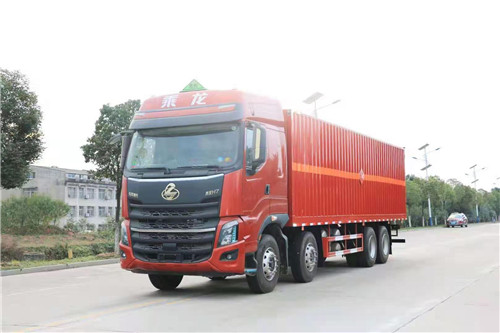 柳汽國六8×4危險品廂式車可出危險品類別  2類氣體、3類液體、7類放射性（全國獨有）、8類腐蝕性、9類雜項、另有2類倉欄式公告正在申報中