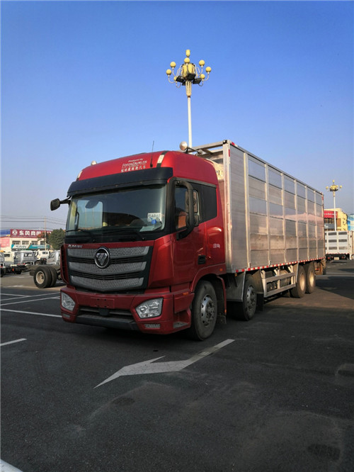 國六歐曼前四后八歐曼畜禽運(yùn)輸車選歐曼，營運(yùn)、環(huán)保齊全，提供整車合格證