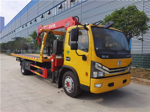 國六東風多利卡D8帶吊一拖二清障車圖片參數介紹