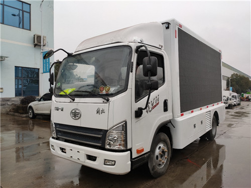 國六解放虎V廣告宣傳車圖片參數介紹