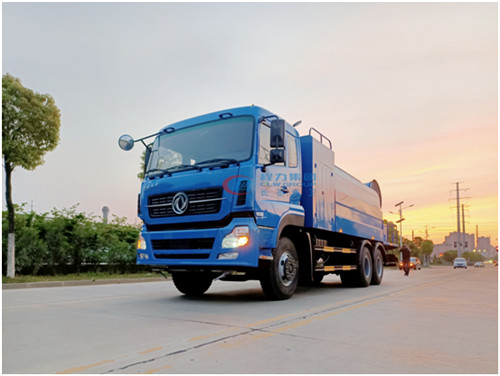 國六東風天龍后雙橋（15方）抑塵車圖片參數介紹