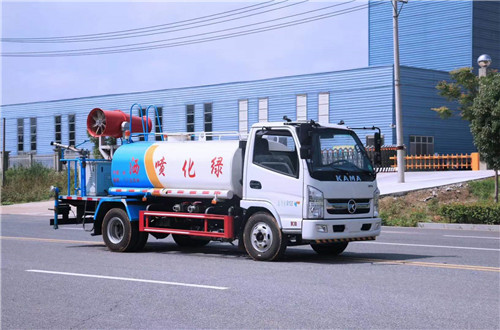 國六黃牌凱馬6方灑水車公告有灑水、抑塵兩款外形圖片可選，免征齊全