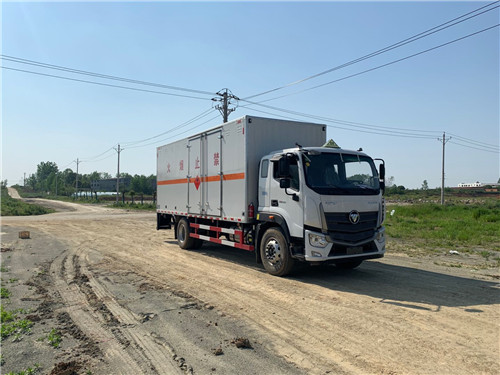 國六歐馬可S5危險品廂式車可做易燃氣體、易燃液體、腐蝕性物品、毒性和感染性物品、雜項危險物品