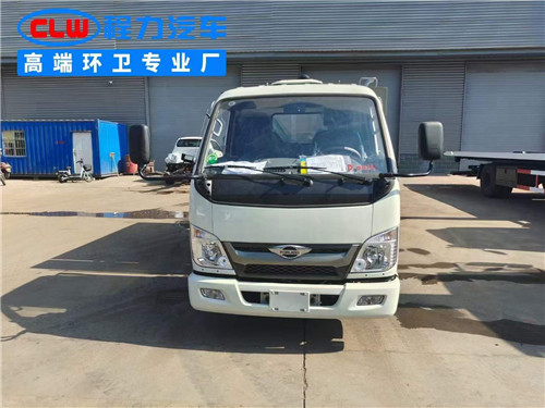 國六福田小卡2掃路車，最小國六柴油掃路車