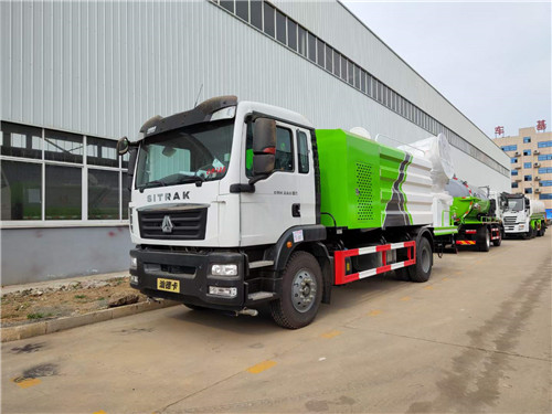 國六重汽汕德卡單橋多功能抑塵車現車！