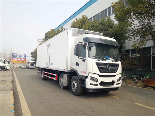 東風天錦小三軸廂長9.6米冷藏車現車一臺