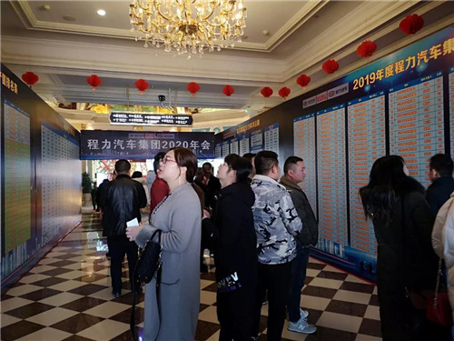 在程力公司銷售100強龍虎榜單中，這對搭檔名列前茅進入前三甲，幸福感自豪感洋溢在臉上，情不自禁。請程力家人們，記住這美好的時刻。 2019年，程力新廠三期工程項目建設如火如荼。A8、A9車間投入使用，公司投資3000多萬元，與武漢理工大學聯合設計開發開平、制罐、灑水車生產線，引用智能化制造技術，設計方案現已完成，智能化制造設備將陸續到位。程力自主品牌商用車相繼下線投放市場，受到廣大用戶青睞。商用車完成產值1.76億元、新能源汽車創產值8651萬元。