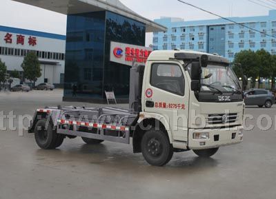 國四環(huán)衛(wèi)垃圾車，東風(fēng)多利卡車廂可卸式垃圾車