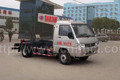 國四東風(fēng)俊風(fēng)車廂可卸式垃圾車