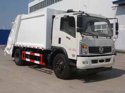 國五東風壓縮式垃圾車 